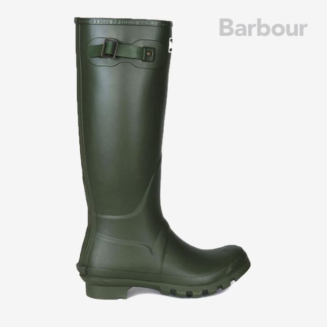 ・BARBOUR｜W Bede Side Strap Tall Welly Rain Boots/ バブアー/ビード サイド ストラップ トール ウィリー レイン ブーツ/オリーブ #