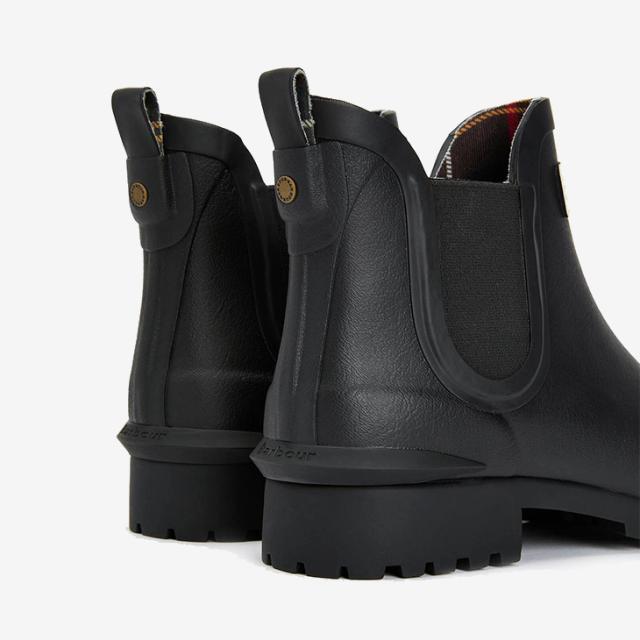 ・BARBOUR｜W Wilton Side Gore Chelsea Welly Rain Boots/ バブアー/ウィルトン サイド ゴア チェルシー ウィリー レイン ブーツ/ブラック #_6