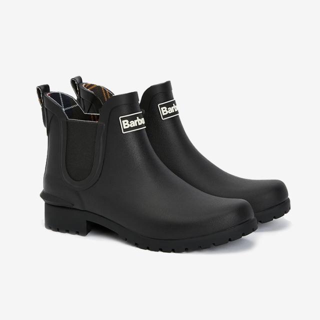 ・BARBOUR｜W Wilton Side Gore Chelsea Welly Rain Boots/ バブアー/ウィルトン サイド ゴア チェルシー ウィリー レイン ブーツ/ブラック #_8