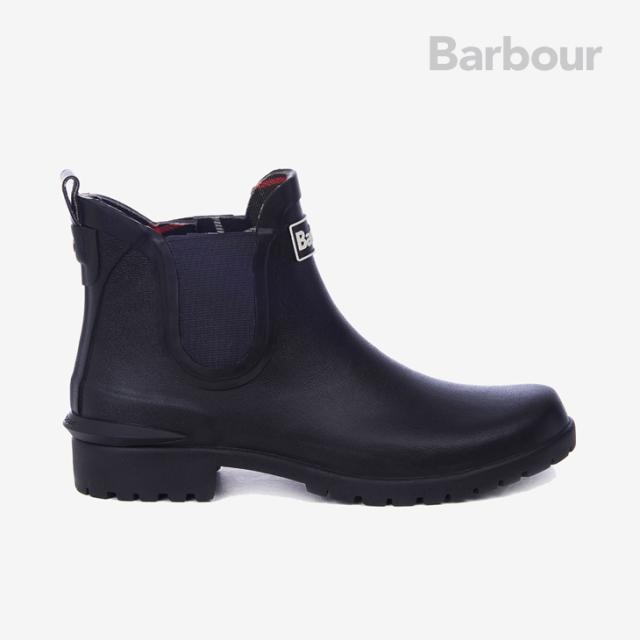 ・BARBOUR｜W Wilton Side Gore Chelsea Welly Rain Boots/ バブアー/ウィルトン サイド ゴア チェルシー ウィリー レイン ブーツ/ネイビー #