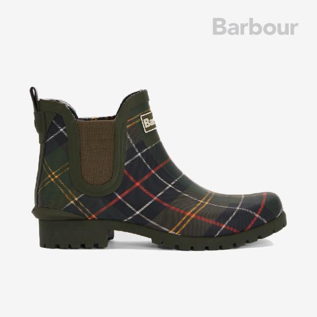 ・BARBOUR｜W Wilton Side Gore Chelsea Welly Rain Boots/ バブアー/ウィルトン サイド ゴア チェルシー ウィリー レイン ブーツ/クラシックタータン #