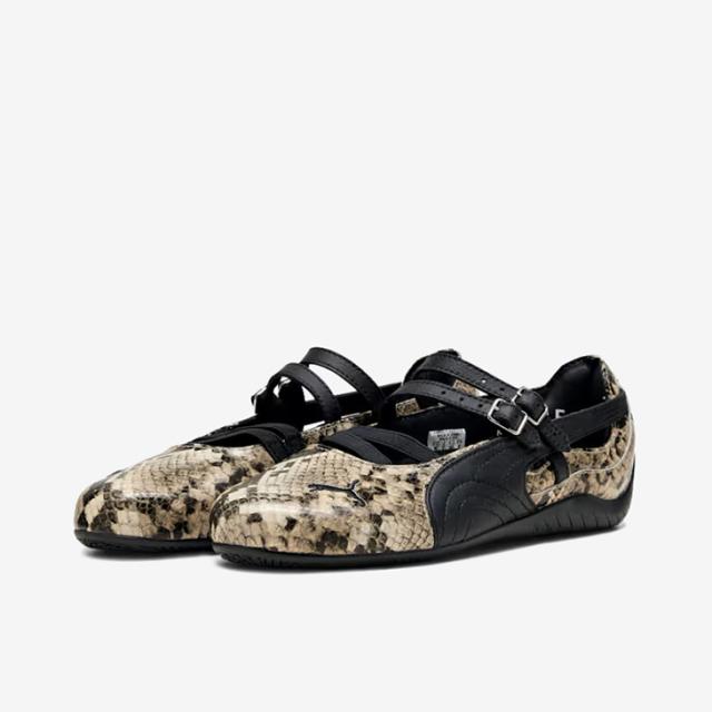 ・PUMA｜W Speedcat Ballet Snake Leather/ プーマ/スピードキャット バレエ スネーク レザー/プーマブラックｘベイパーグレー #_6