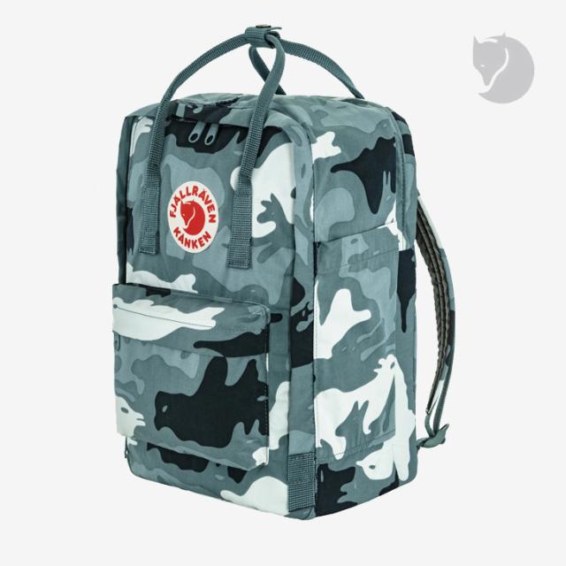 ・FJALLRAVEN｜Kanken Graphics Laptop 15 Daypack/ フェールラーベン/カンケン グラフィックス ラップトップ 15 デイパック リュック/ニンバスブルーｘヒドゥンアニマルズ #
