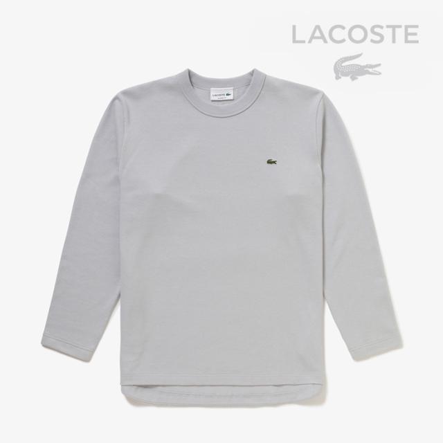 ・LACOSTE｜Classic Fit Long Sleeve T-Shirt/ ラコステ/クラシック フィット ロング スリーブ Tシャツ/グレー #