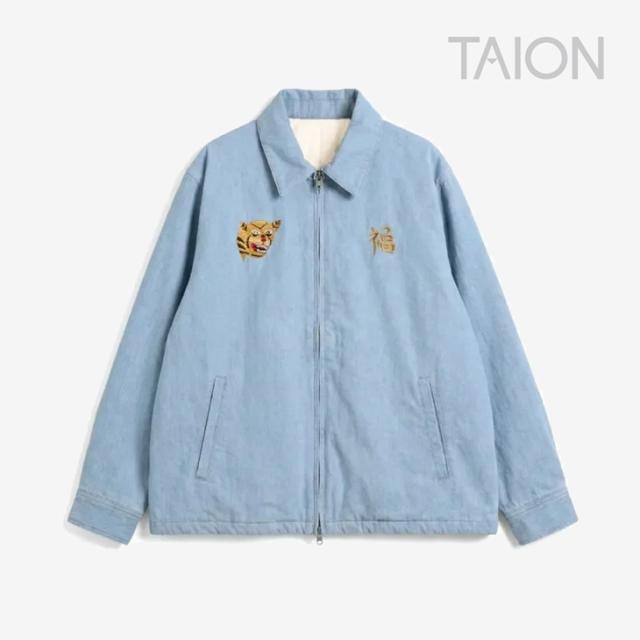 ・TAION|Non Down Reversible Vetjan Vietnam Jacket Blouson/ タイオン/ノン ダウン リバーシブル ベトジャン ベトナム ジャケット ブルゾン/ブルーデニム #