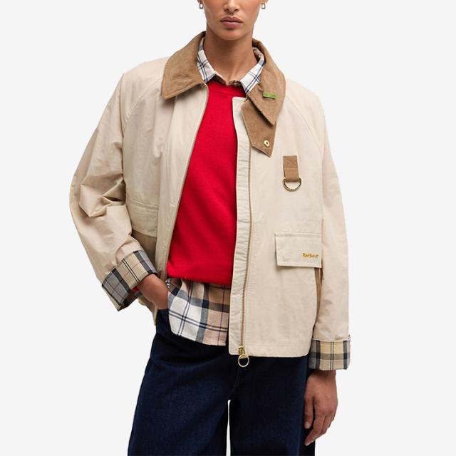 ・BARBOUR｜W Spey Icons Showerproof Jacket/ バブアー/スペイ アイコン シャワープルーフ ジャケット/ジャスミンｘドレス #_3
