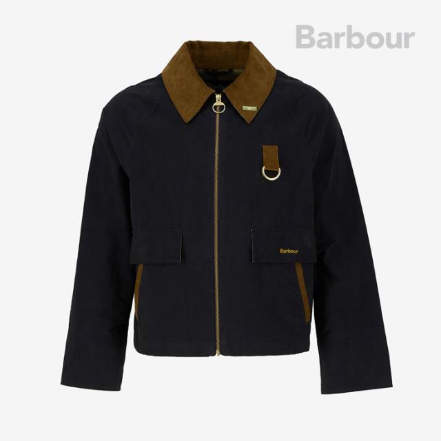 ・BARBOUR｜W Spey Icons Showerproof Jacket/ バブアー/スペイ アイコン シャワープルーフ ジャケット/ダークネイビーｘドレス #