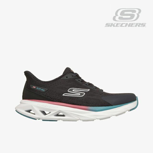 ：SKECHERS｜W Slip-Ins Glide-Step Vortex/ スケッチャーズ/スリップインズ グライドステップ ボルテックス/チャコール #