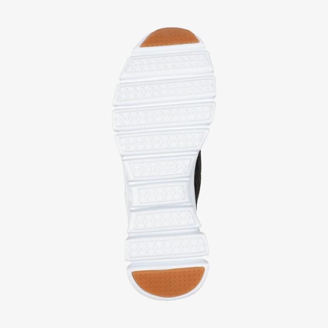 ・SKECHERS｜W Slip-Ins Glide-Step Tranquility/ スケッチャーズ/スリップインズ グライドステップ トランクウィリティ/ブラックｘホワイト #_4