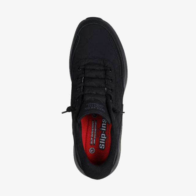 ・SKECHERS｜Slip-Ins Work Slip Resistant Contour Foam Cozy Fit/ スケッチャーズ/スリップインズ ワーク スリップ レジスタント コンツアー フォーム コージー フィット/ブラック #_3