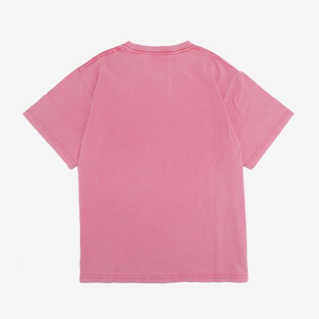 ・PARROTT CANVAS｜W Vintage Print SS T-Shirt Something/ パロット キャンバス/ヴィンテージ プリント ショートスリーブ Tシャツ サムシング/ピンク #_1