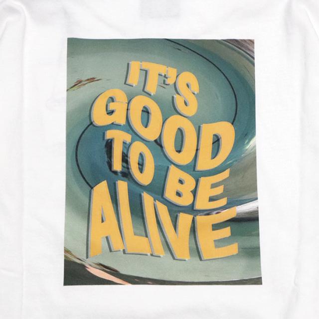 ・PARROTT CANVAS｜W LS T-Shirt Alive/ パロット キャンバス/ロングスリーブ Tシャツ アライブ/オフホワイト #_1