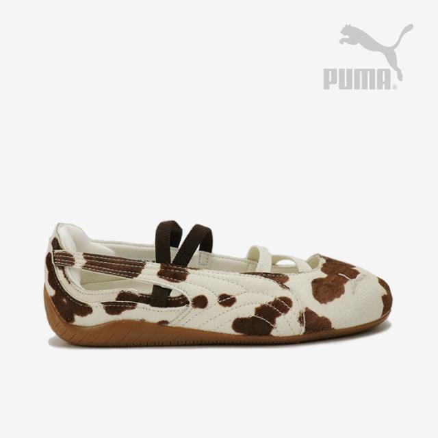 ・PUMA｜W Speedcat Ballet Cow Pony Hair/ プーマ/スピードキャット バレエ カウ ポニー ヘアー ハラコ/チョコレートブラウンｘウォームホワイト #