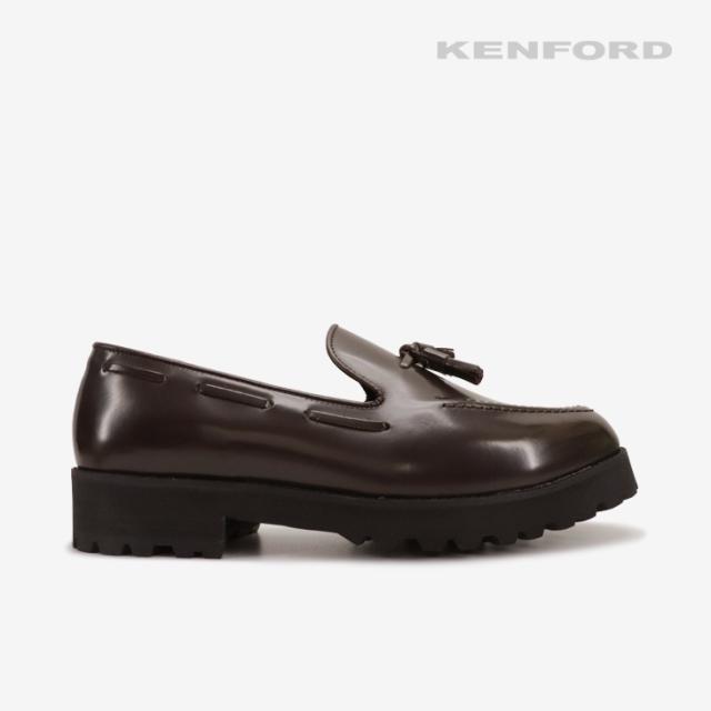 ・KENFORD｜Tank Sole Tassel Loafers Leather/ ケンフォード/タンク ソール タッセル ローファー レザー/ワイン # 15,048円