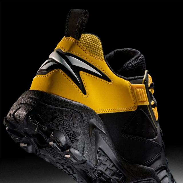 ・REEBOK｜Brutus Low Training Preseason/ リーボック/ブルータス ロー シンセティック レザー/ブラックｘイエロー #_11