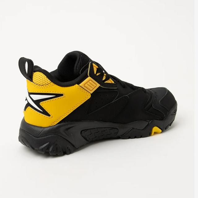 ・REEBOK｜Brutus Low Training Preseason/ リーボック/ブルータス ロー シンセティック レザー/ブラックｘイエロー #_2
