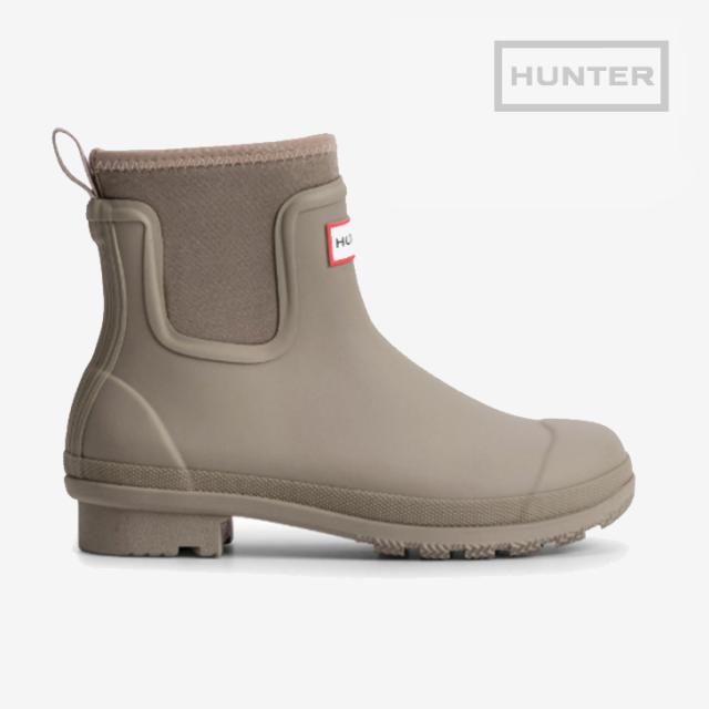 ・HUNTER｜W Original Neoprene Chelsea Boots/ ハンター/オリジナル ネオプレン チェルシー ブーツ/エナジークレイ #