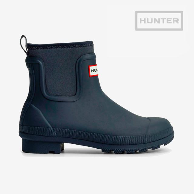 ・HUNTER｜W Original Neoprene Chelsea Boots/ ハンター/オリジナル ネオプレン チェルシー ブーツ/ネイビー #