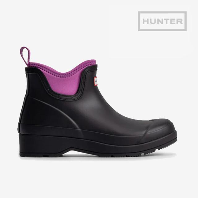 ・HUNTER｜W Play Neoprene Chelsea Boots/ ハンター/プレイ ネオプレン チェルシー ブーツ/ブラック #