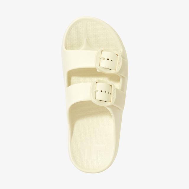 ・TELIC｜W-Buckle 2 Platform Slide Sandal/ テリック/ダブルバックル 2 プラットフォーム スライド サンダル/アイボリー #_2