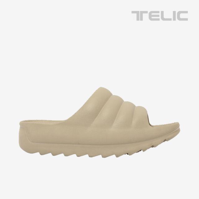 ・TELIC｜W-Cloud Platform Slide Sandal/ テリック/ダブルクラウド プラットフォーム スライド サンダル/コルクブラウン #