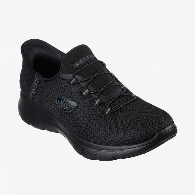 ・SKECHERS｜W Slip-Ins Summits Diamond Dream Wide Fit/ スケッチャーズ/スリップインズ サミッツ ダイヤモンド ドリーム ワイド フィット/ブラックｘブラック #_2