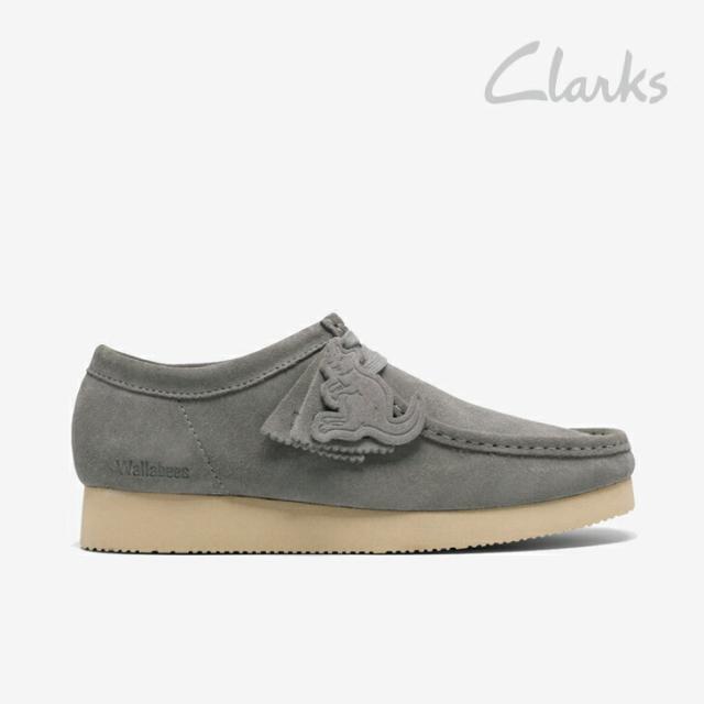 ・CLARKS｜Wallabee 2604 Suede Vibram/ クラークス/ワラビー 2604 スエード ビブラム/グレー #