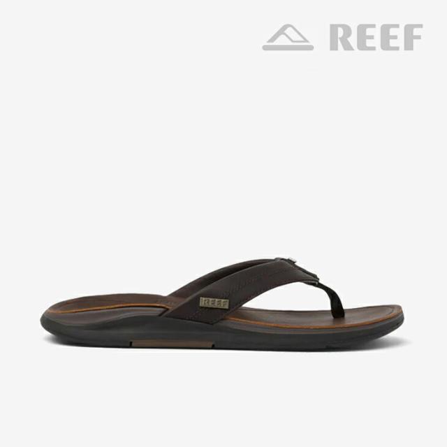 ・REEF｜Leather Offshore Tongs Full-Grain Waterproof Sandal/ リーフ/レザー オフショア トング フルグレイン ウォータープルーフ サンダル/ダークブラウン #