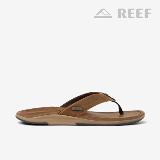 ・REEF｜Leather Offshore Tongs Full-Grain Waterproof Sandal/ リーフ/レザー オフショア トング フルグレイン ウォータープルーフ サンダル/ブロンズｘブラウン #