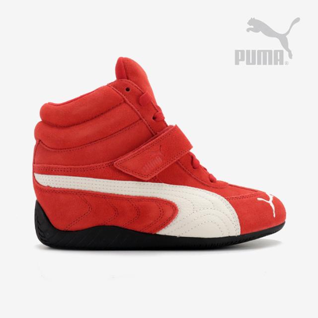 ・PUMA｜W Speedcat Wedge OG Concealed Heel/ プーマ/スピードキャット ウェッジ OG オリジナル インヒール/フォーオールタイムレッドｘホワイト #