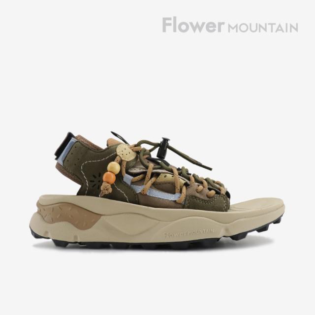 ・FLOWER MOUNTAIN｜Puma Punk Suede Layers Lace Sandal/ フラワー マウンテン/プマ プンク スエード レイヤー レース サンダル/バーンアンバーｘブラウン #