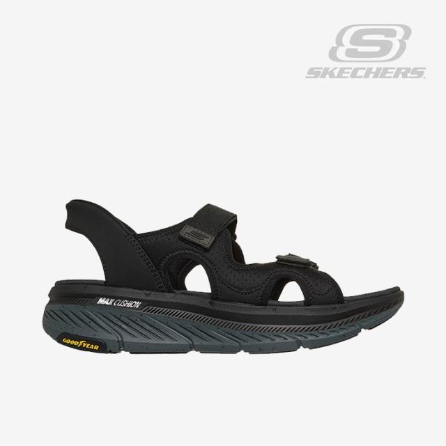 ・SKECHERS｜Slip-Ins Max Cushioning Premier 2.0 Sandal Julian/ スケッチャーズ/スリップインズ マックス クッショニング プレミア 2.0 サンダル ジュリアン/ブラックｘチャコール #