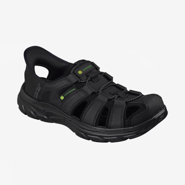 ・SKECHERS｜ x John Deere Slip-Ins Relaxed Fit Revolted Nile/ スケッチャーズ/ ジョンディア スリップインズ リラックスド 相応う リヴォルテッド ナイル/黒いこと #