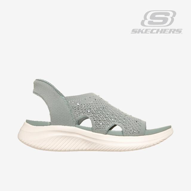 ・SKECHERS｜W Slip-Ins Ultra Flex 3.0 Sandals Growing Icon/ スケッチャーズ/スリップインズ ウルトラ フレックス 3.0 サンダル グローイング アイコン/セージ #