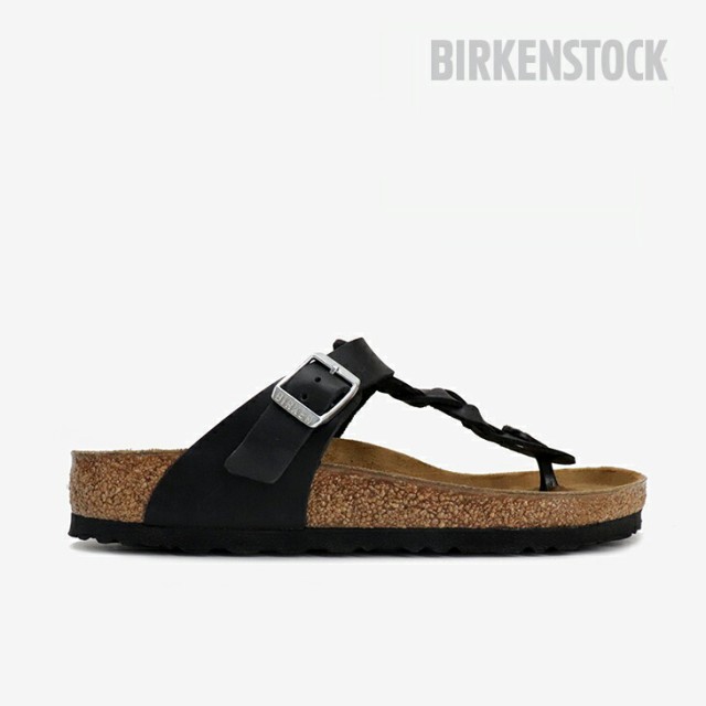 ＊BIRKENSTOCK｜W Gizeh Braided FL/ ビルケンシュトック/ギゼ ブレイデッド/ブラック #