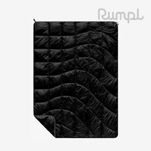 ・RUMPL｜Nanoloft Travel Blanket/ ランプル/ナノロフト トラベル ブランケット/ブラック #