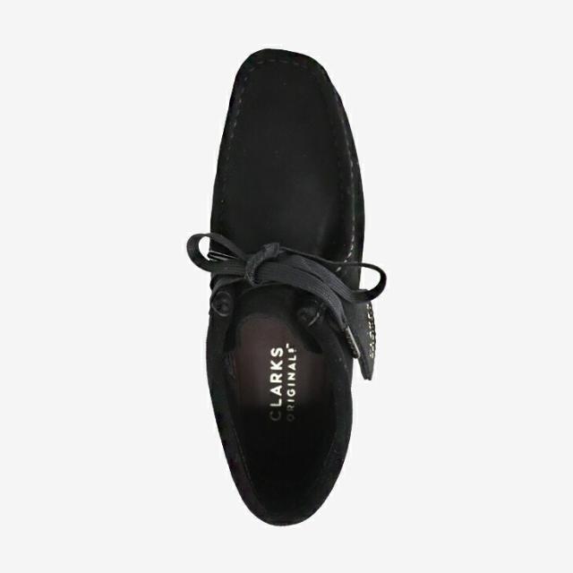 じ*子様 Clarks Wallabee クラークス ワラビー 25.5cm 美 Clarks Wallabee 黒 クラークス ワラビー 24.5 レディース