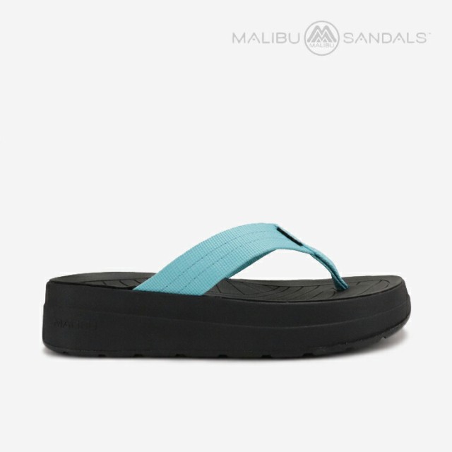 ＊MALIBU SANDALS｜Surfrider Platform/ マリブ サンダルズ/サーフライダープラットフォーム/サックスブルー #の通販は 5,584円