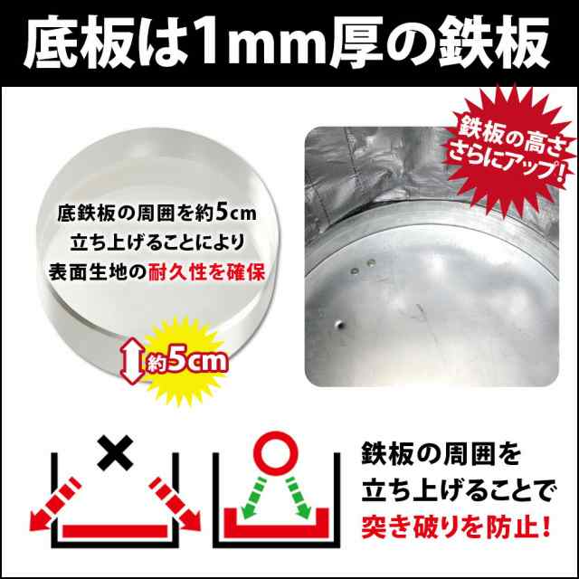 荷揚げバケツ Φ350×H1600mm×5個セット＞最大荷重100kg 電工バケツ トン