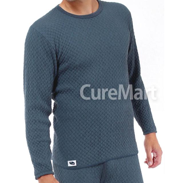 ひだまり チョモランマ 紳士用 長袖丸首シャツ 胸囲88-112cm ポイント