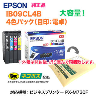 エプソン（EPSON） IB09CL4B エプソン EPSON 大容量 純正インク