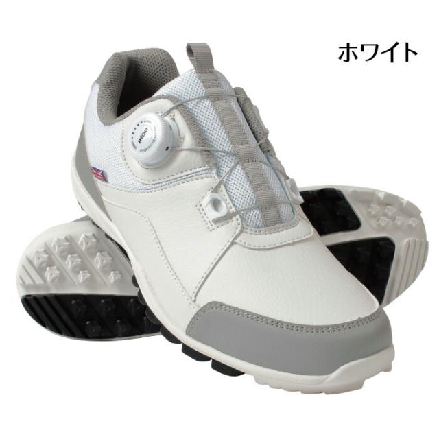 送料無料 MEGA ワンタッチフリーロックシューズ MG-2021 スパイクレス ゴルフシューズ メンズ 男性 幅広 3E ホワイト ネイビー サイズ 24.5cm〜28.0cm 軽量 履きやすい 脱ぎやすい 着脱楽々 疲れにくい ダイヤル式 3Dラバーソール 父の日ギフト 贈り物 プレゼント おすすめ