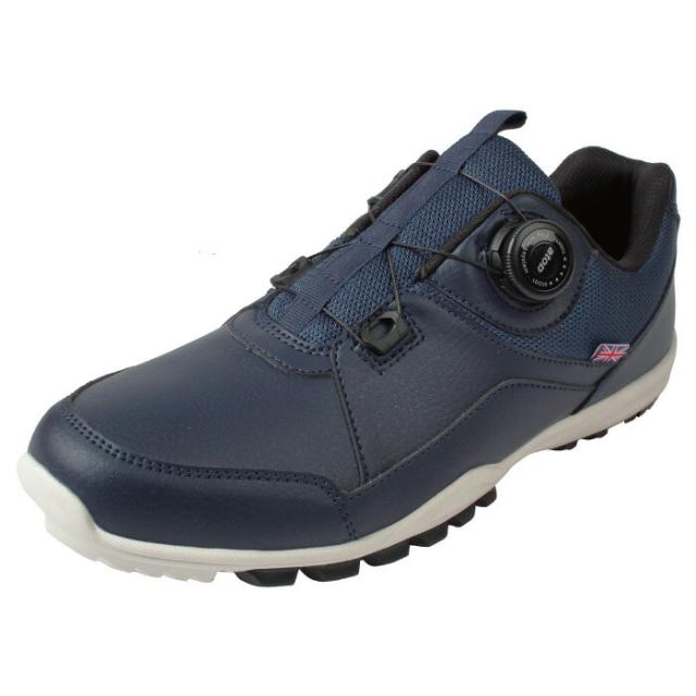 送料無料 MEGA ワンタッチフリーロックシューズ MG-2021 スパイクレス ゴルフシューズ メンズ 男性 幅広 3E ホワイト ネイビー サイズ 24.5cm〜28.0cm 軽量 履きやすい 脱ぎやすい 着脱楽々 疲れにくい ダイヤル式 3Dラバーソール 父の日ギフト 贈り物 プレゼント おすすめ