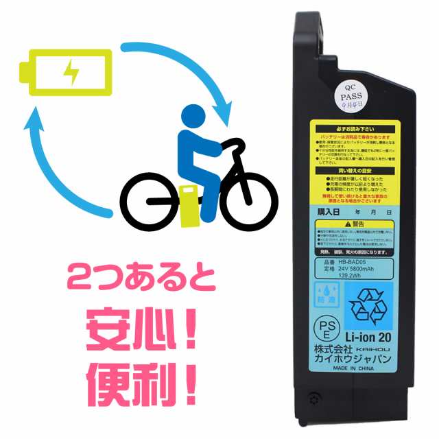 電動三輪車 バッテリー 交換用 リチウムイオンバッテリー 5.8Ah HB-BAD05 MG-TRM20EB MG-TRM20APN  アシスト三輪自転車 電動アシスト 三輪車 アシらく プティット ノーパンクの通販はau PAY マーケット - 身近な優れものショップ | au  PAY マーケット－通販サイト