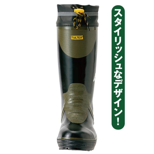 長靴 メンズ レディース 作業靴 安全靴 レインブーツ スノーブーツ 鋼鉄製先芯 吸汗性 ドライ裏地 反射材 ハイグリップ 滑り止め 保温 防寒 靴 ブーツ 蒸れない 快適 雪かき 農業 屋外作業 釣り 洗車 雪 雨 冬用 黒 ブラック カーキ 男性 女性 ハイカット あったかグッズ_3