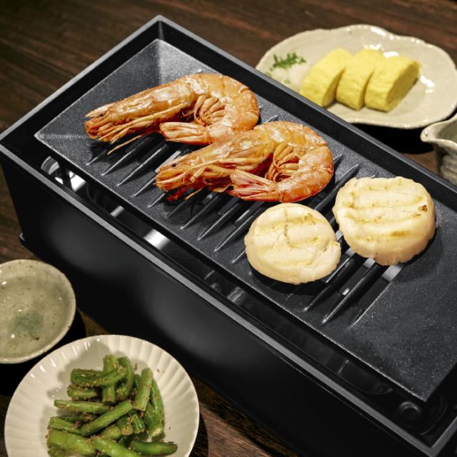 電気炉端焼き器 ダイニング炉端 無煙 電気グリル 家飲み 卓上調理器具
