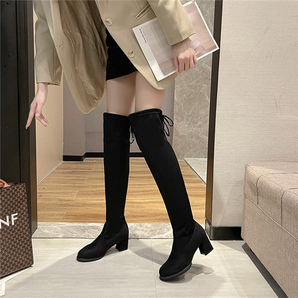 トレンド厚底 ショート ニーハイ ロングブーツ miniministore ブーツ ニーハイブーツ厚底 フィットロングブーツ