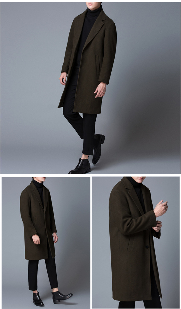 チェスターコート メンズ ロングコート スプリングコート ポケット付き