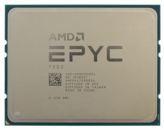 AMD EPYC 7502 32C 2.5GHz 3.35GHz 128MB Socket SP3 2P 180W 中古