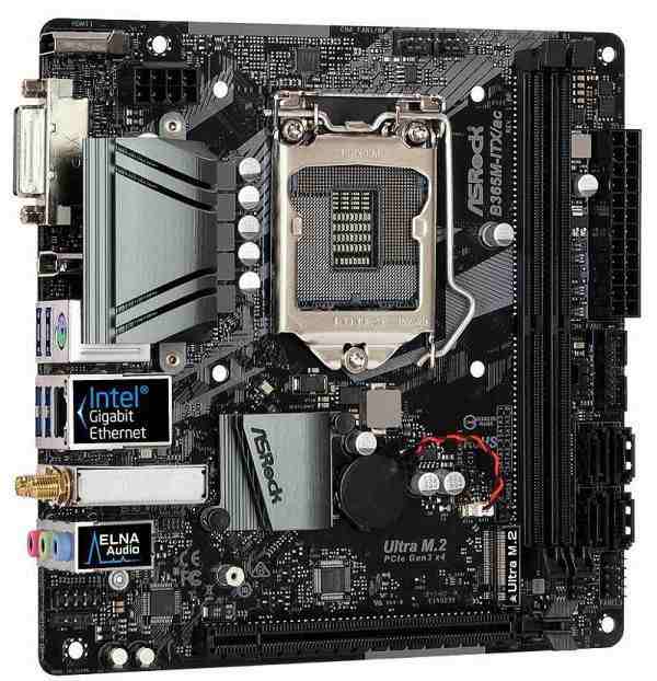 ASRock B365M-ITX/ac LGA 1151 (300 Series) Intel B365 HDMI SATA 6Gb/s USB 3.1 Mini ITX Intel Motherboard 中古